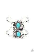 Load image into Gallery viewer, Mojave Flower Girl - Blue Cuff Bracelet