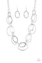 Load image into Gallery viewer, Bend OVAL Backwards - Silver Necklace