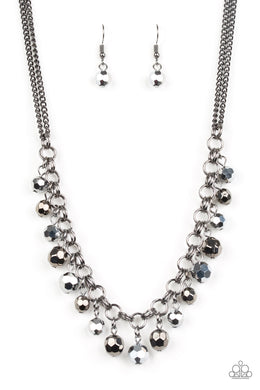 And The Crowd Cheers - Black Gunmetal Necklace