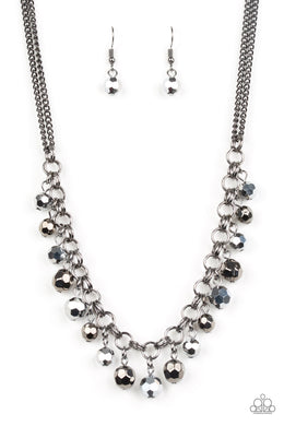 And The Crowd Cheers - Black (Gunmetal) Necklace