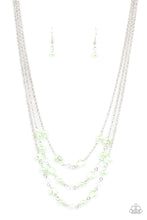 Load image into Gallery viewer, Let The Record GLOW - Green Necklace
