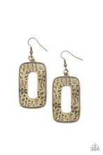 Load image into Gallery viewer, Primal Elements - Brass Earrings