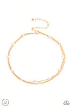 Load image into Gallery viewer, Daintily Dapper - Gold Choker Necklace