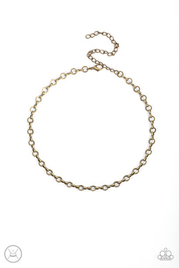 Keepin it Chic - Brass Choker Necklace