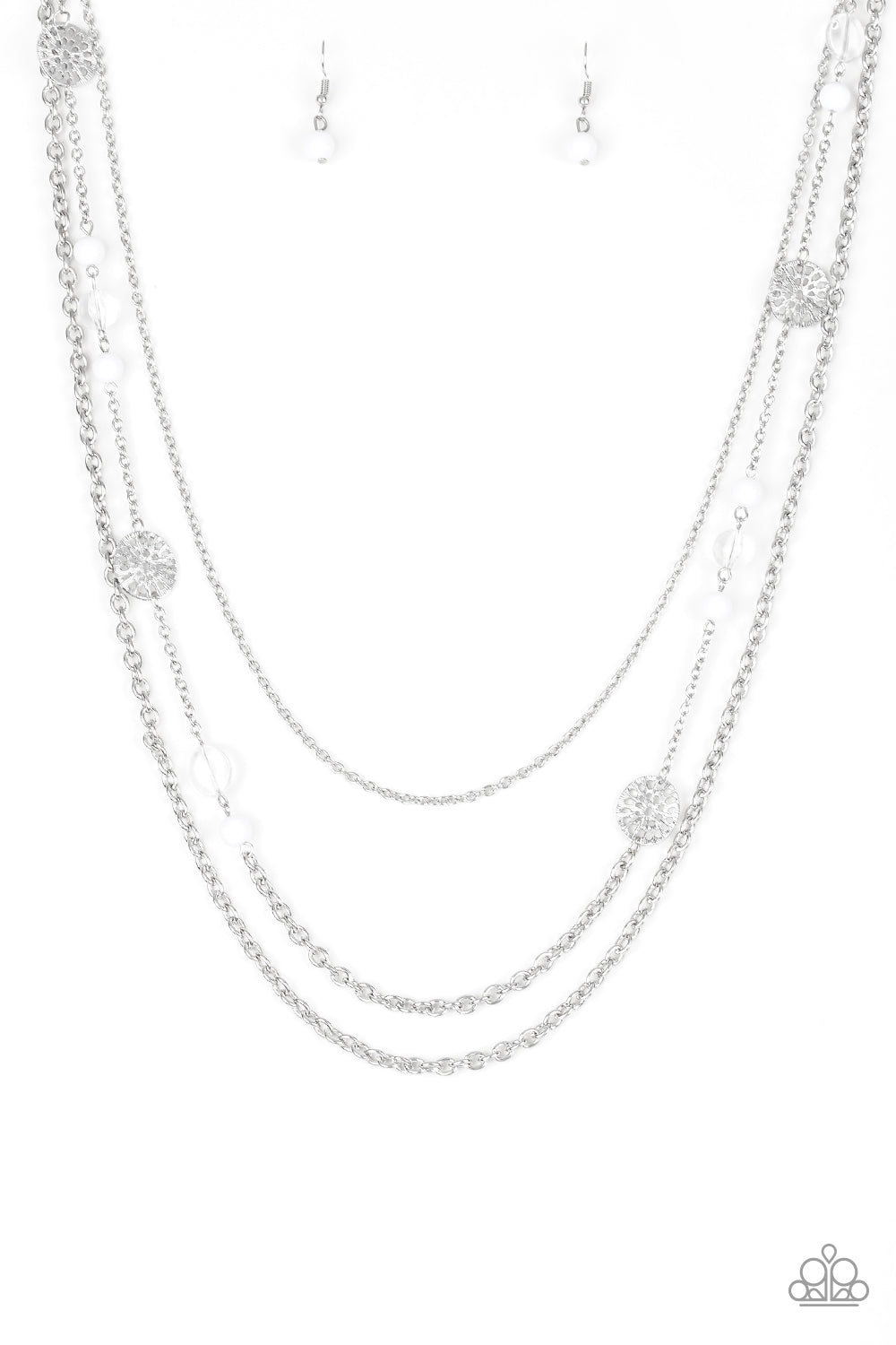 Pretty Pop-tastic! - White Necklace