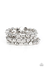 Load image into Gallery viewer, HAUTE Stone - Silver Set of Bracelets