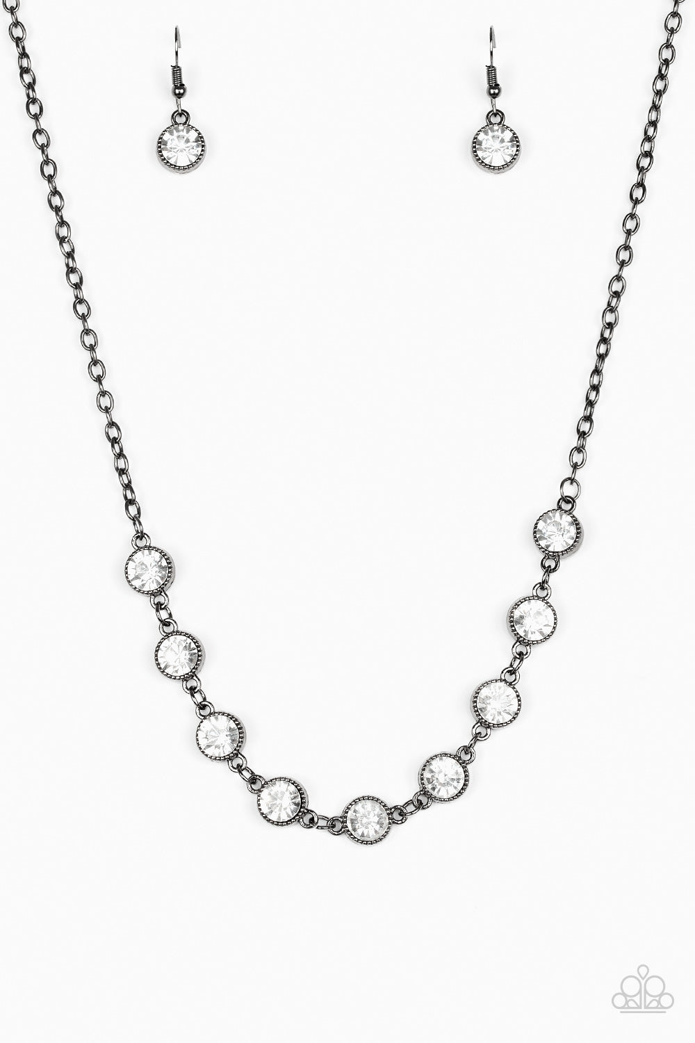 Starlit Socials - Black Necklace