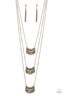Seasonal Charm - Brass Necklace