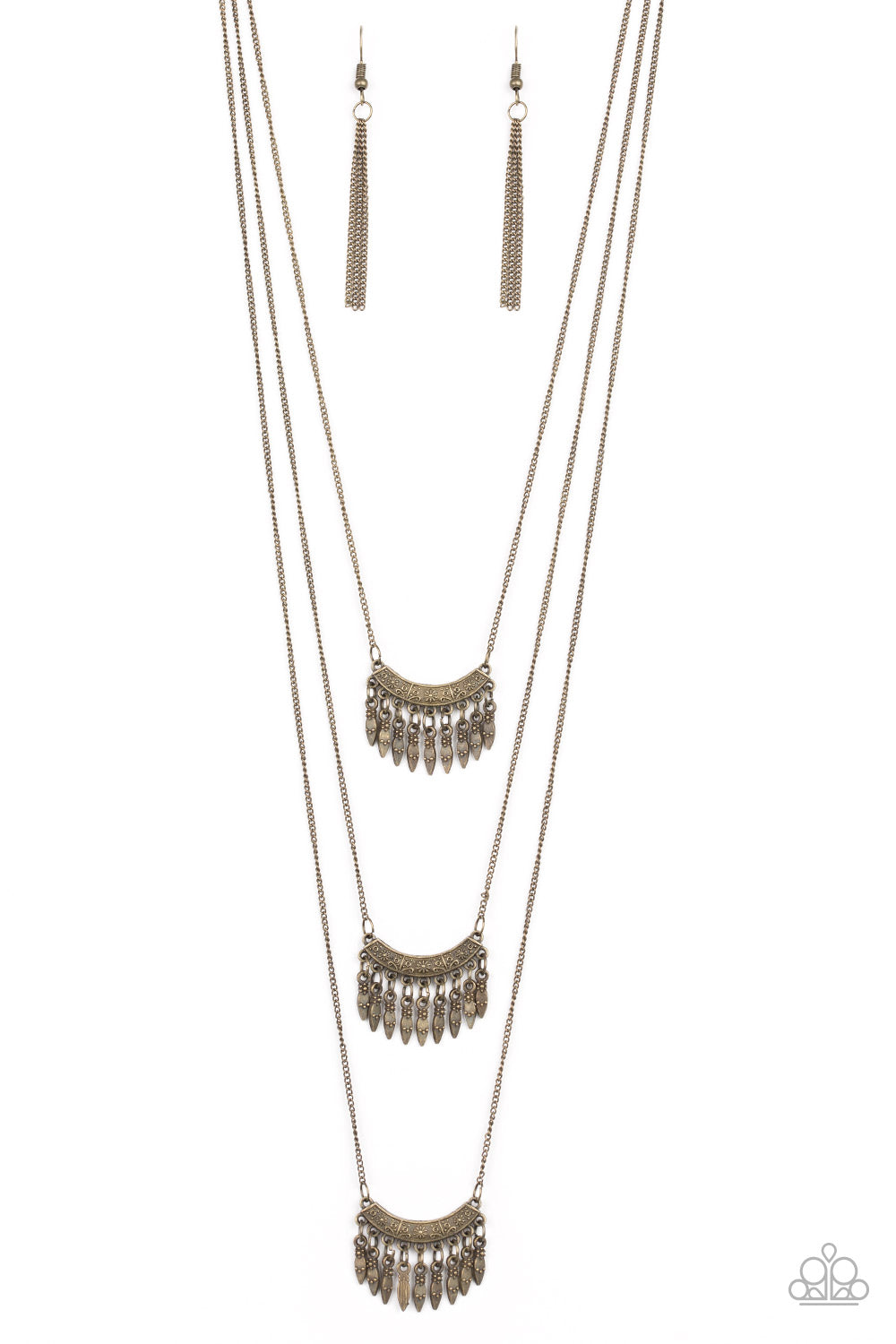 Seasonal Charm - Brass Necklace