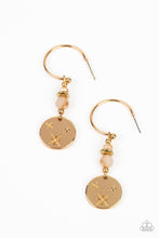 Load image into Gallery viewer, Artificial STARLIGHT - Gold Hoop Earrings