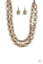 Load image into Gallery viewer, Ice Bank - Brass Necklace