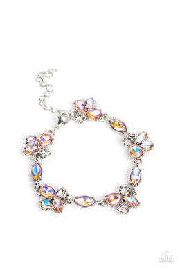 Colorful Captivation - Orange Bracelet