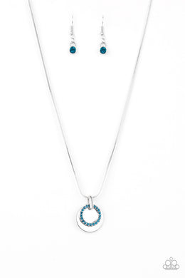 Front and CENTERED - Blue Necklace