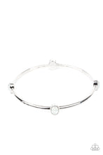 Load image into Gallery viewer, Gleam-Getter - White Bangle Bracelet