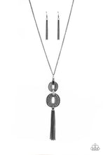Load image into Gallery viewer, Timelessly Tasseled - Black Necklace