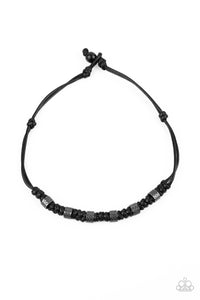 Rural Rumble - Black (Gunmetal) Necklace