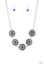 Load image into Gallery viewer, Me-dallions, Myself, and I - Blue Necklace