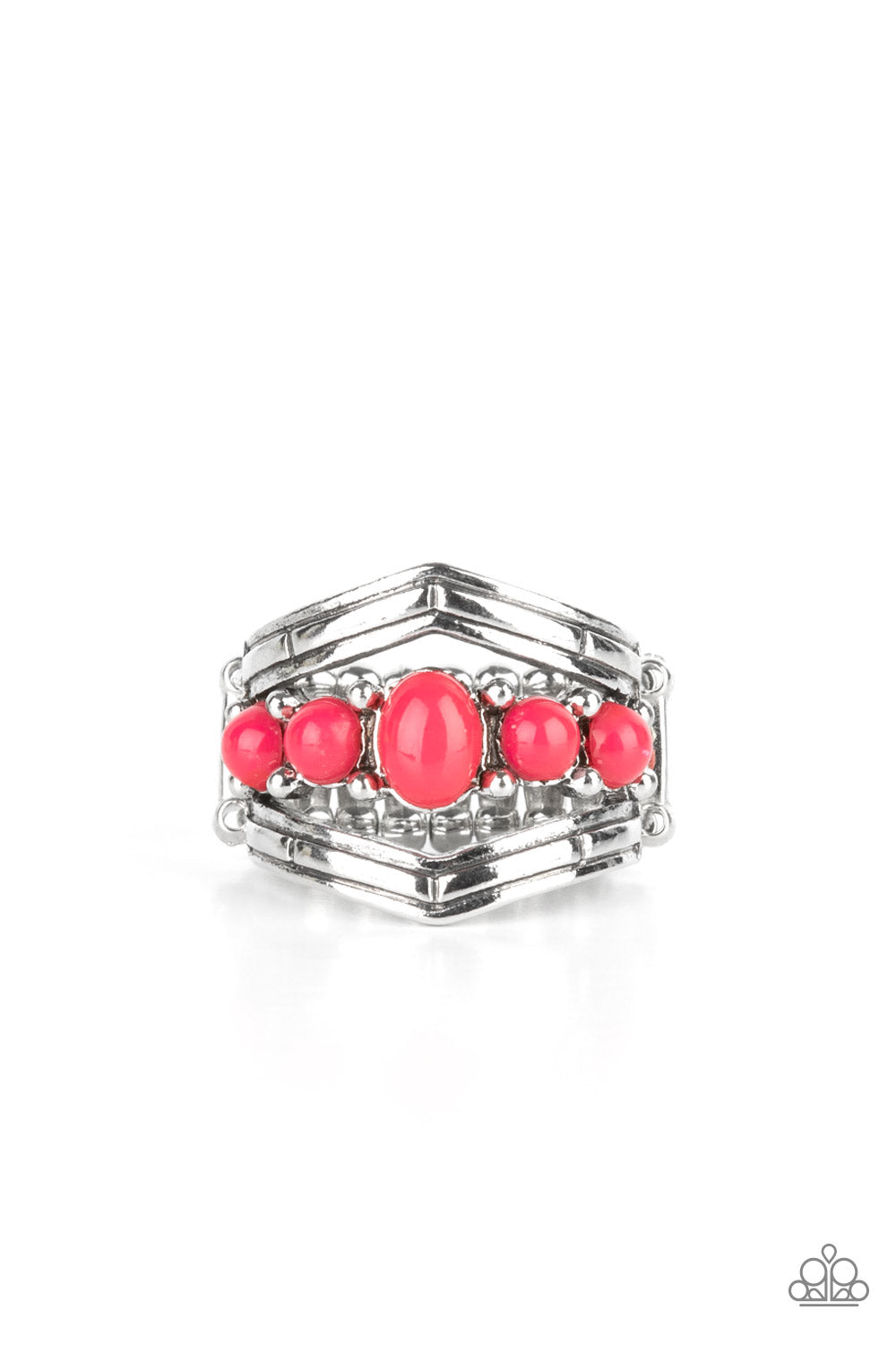 Show-Stopping Chevron - Pink Ring