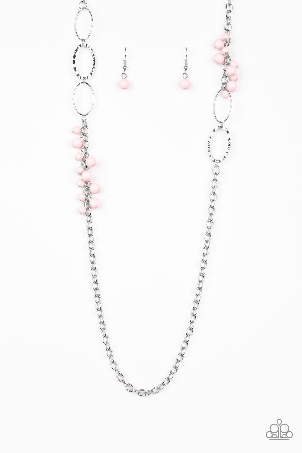 Flirty Foxtrot - Pink Necklace