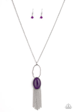 Dewy Desert - Purple Necklace