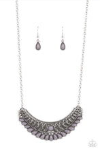 Load image into Gallery viewer, Abundantly Aztec - Silver Necklace