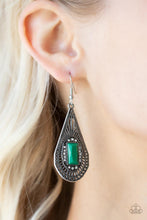 Load image into Gallery viewer, Deco Dreaming - Green Earrings