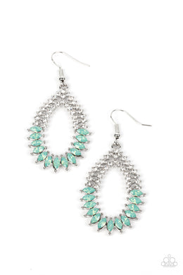 Lucid Luster - Green Earrings