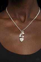 Load image into Gallery viewer, Pop It and LOCKET - White Necklace