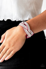 Load image into Gallery viewer, Nice Girls Finish Last - Pink Snap Bracelet