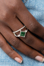 Load image into Gallery viewer, Angling for Attention - Green Dainty Ring