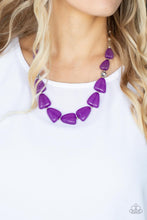 Load image into Gallery viewer, Tenaciously Tangy - Purple Necklace