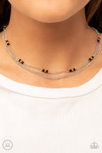 Load image into Gallery viewer, Bountifully Beaded - Black Choker Necklace