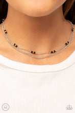 Load image into Gallery viewer, Bountifully Beaded - Black Choker Necklace