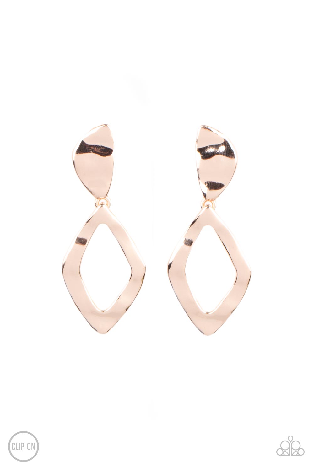 Industrial Gallery - Rose Gold Clip-On Earrings