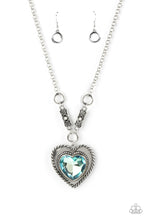 Load image into Gallery viewer, Heart Full of Fabulous - Blue Necklace