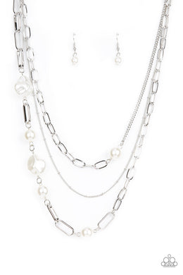 Modern Innovation - White Necklace