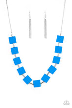 Load image into Gallery viewer, Hello, Material Girl - Blue Necklace
