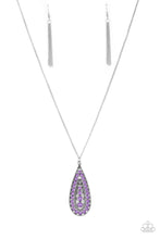 Load image into Gallery viewer, Tiki Tease - Purple Necklace