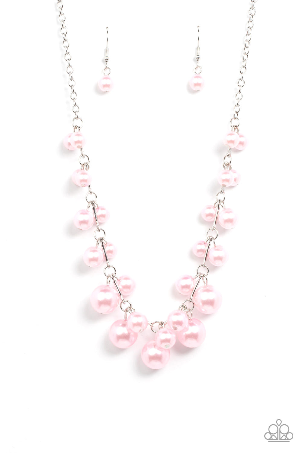 Tearoom Gossip - Pink Necklace