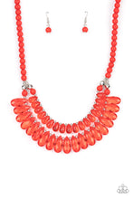 Load image into Gallery viewer, All Across the GLOBETROTTER - Red Necklace