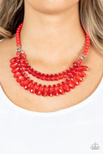 Load image into Gallery viewer, All Across the GLOBETROTTER - Red Necklace