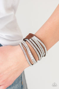 Rock Star Attitude - Brown Bracelet
