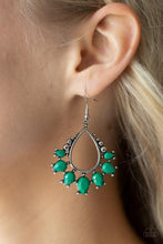 Load image into Gallery viewer, Flamboyant Ferocity - Green Earrings