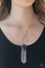 Load image into Gallery viewer, Dewy Desert - Purple Necklace