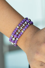Load image into Gallery viewer, Mountain Artist - Purple Set of Bracelets