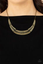 Load image into Gallery viewer, Stick To The ARTIFACTS - Brass Necklace