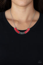 Load image into Gallery viewer, Coup de MANE - Red Necklace