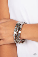 Load image into Gallery viewer, HAUTE Stone - Silver Set of Bracelets