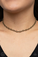 Load image into Gallery viewer, Keepin it Chic - Brass Choker Necklace