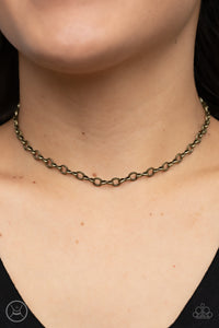 Keepin it Chic - Brass Choker Necklace